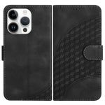 YX0060 Elephant Head Embossed Phone Leather Case with Lanyard, For iPhone 13 Pro Max, For iPhone 13 Pro, For iPhone 13, For iPhone 13 mini, For iPhone 12/12 Pro, For iPhone 12 Pro Max