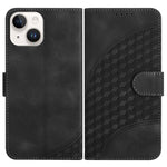 YX0060 Elephant Head Embossed Phone Leather Case with Lanyard, For iPhone 13 Pro Max, For iPhone 13 Pro, For iPhone 13, For iPhone 13 mini, For iPhone 12/12 Pro, For iPhone 12 Pro Max