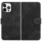 YX0060 Elephant Head Embossed Phone Leather Case with Lanyard, For iPhone 13 Pro Max, For iPhone 13 Pro, For iPhone 13, For iPhone 13 mini, For iPhone 12/12 Pro, For iPhone 12 Pro Max