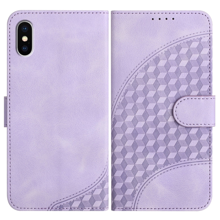 YX0060 Elephant Head Embossed Phone Leather Case with Lanyard, For iPhone 12 mini, For iPhone 11 Pro Max, For iPhone 11, For iPhone 11 Pro, For iPhone XS / X, For iPhone XR