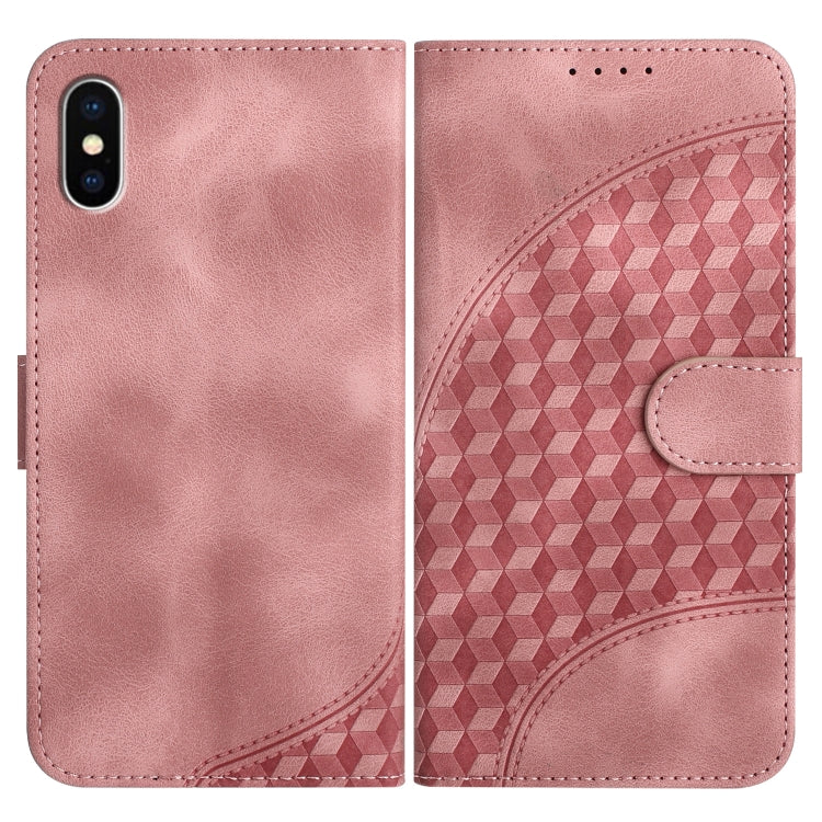 YX0060 Elephant Head Embossed Phone Leather Case with Lanyard, For iPhone 12 mini, For iPhone 11 Pro Max, For iPhone 11, For iPhone 11 Pro, For iPhone XS / X, For iPhone XR