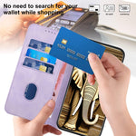 غطاء هاتف جلدي منقوش برأس فيل مع حبل معلق، لهواتف iPhone 17e / 16e، iPhone 17 Pro Max، iPhone 17 Pro، iPhone 17، iPhone Air، iPhone 16 Pro Max