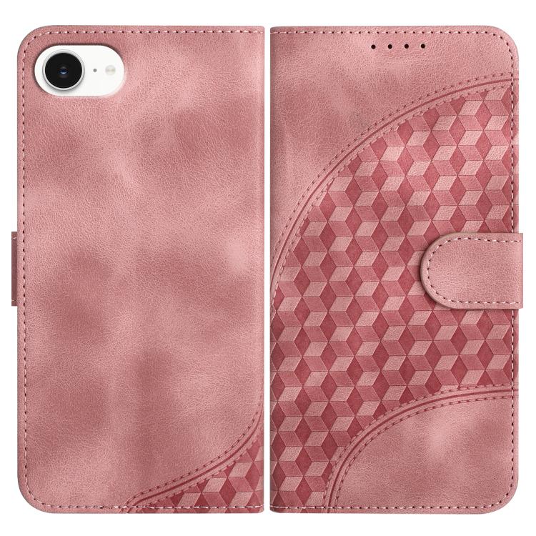 غطاء هاتف جلدي منقوش برأس فيل مع حبل معلق، لهواتف iPhone 17e / 16e، iPhone 17 Pro Max، iPhone 17 Pro، iPhone 17، iPhone Air، iPhone 16 Pro Max