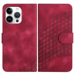 غطاء هاتف جلدي منقوش برأس فيل مع حبل معلق، لهواتف iPhone 17e / 16e، iPhone 17 Pro Max، iPhone 17 Pro، iPhone 17، iPhone Air، iPhone 16 Pro Max