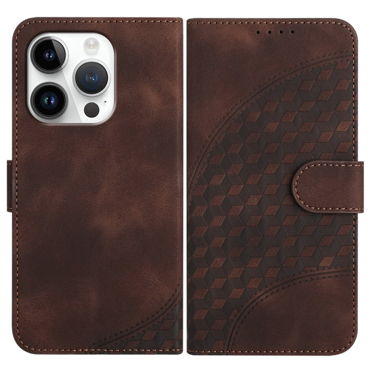غطاء هاتف جلدي منقوش برأس فيل مع حبل معلق، لهواتف iPhone 16 Pro، iPhone 16 Plus، iPhone 16، iPhone 15 Pro Max، iPhone 15 Pro، iPhone 15 Plus