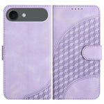 غطاء هاتف جلدي منقوش برأس فيل مع حبل معلق، لهواتف iPhone 17e / 16e، iPhone 17 Pro Max، iPhone 17 Pro، iPhone 17، iPhone Air، iPhone 16 Pro Max