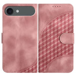 غطاء هاتف جلدي منقوش برأس فيل مع حبل معلق، لهواتف iPhone 17e / 16e، iPhone 17 Pro Max، iPhone 17 Pro، iPhone 17، iPhone Air، iPhone 16 Pro Max