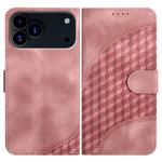 غطاء هاتف جلدي منقوش برأس فيل مع حبل معلق، لهواتف iPhone 17e / 16e، iPhone 17 Pro Max، iPhone 17 Pro، iPhone 17، iPhone Air، iPhone 16 Pro Max