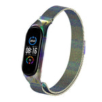 Milano Solid Color Magnetic Stainless Steel Strap, For Xiaomi Mi Band 5