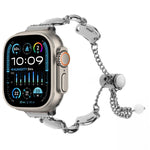 Shell Metal Chain Bracelet Watch Band, For Apple Watch SE 2023 44mm, For Apple Watch SE 2023 40mm, For Apple Watch Ultra 2 49mm, For Apple Watch Series 9 45mm, For Apple Watch Series 9 41mm, For Apple Watch Ultra 49mm, For Apple Watch Series 8 41mm    ...