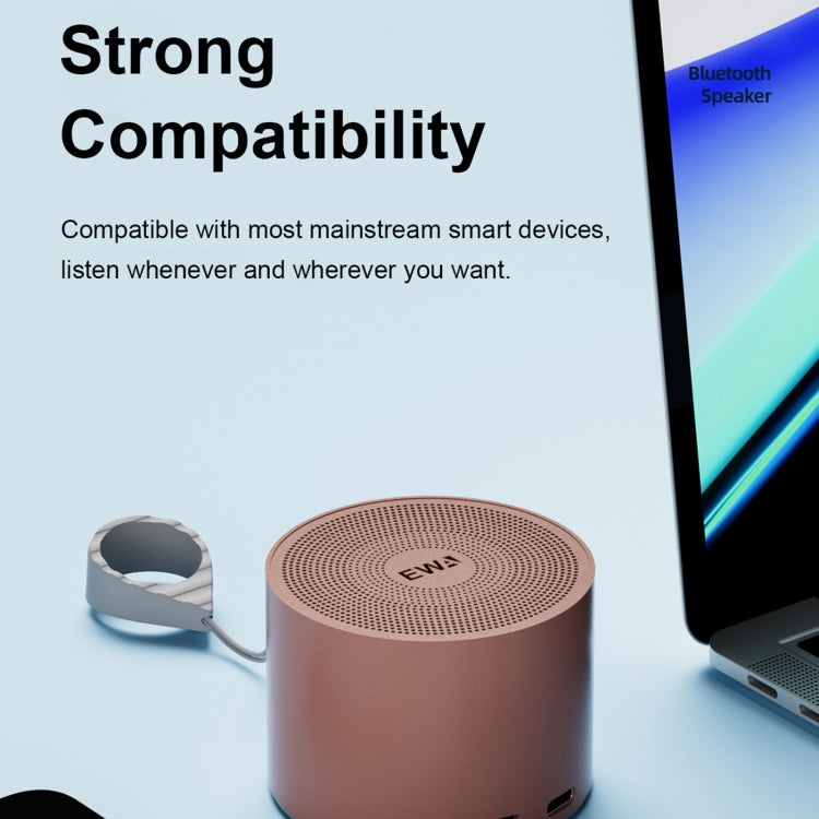 مكبر صوت معدني صغير EWA A129 مع مضخم صوت بلوتوث 5.0