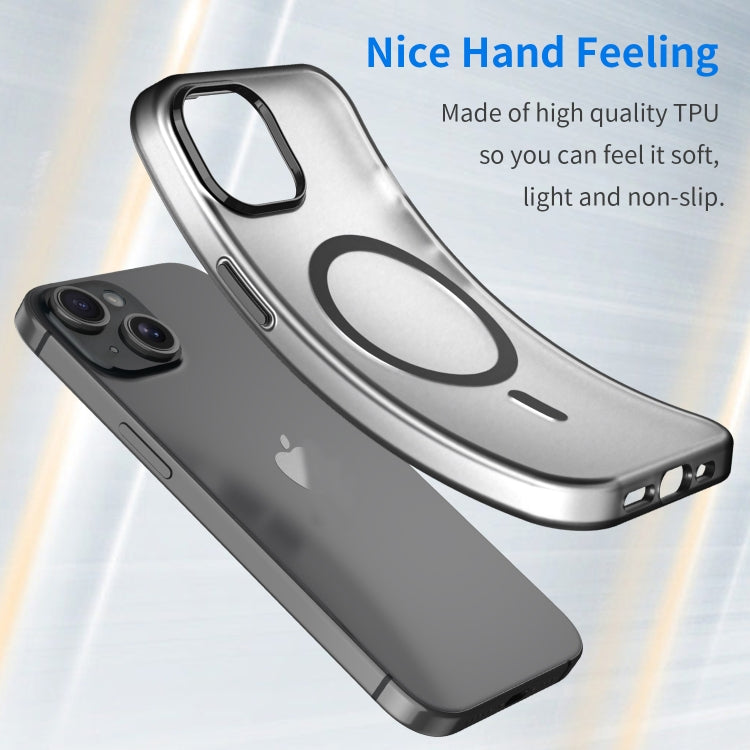 غطاء هاتف MagSafe من TPU شفاف مطفي + PC بتغطية كاملة، لهاتف iPhone 14 Pro Max، لهواتف iPhone SE 2022 / 2020 / 8، لهاتف iPhone 13 Pro Max، لهاتف iPhone 13 Pro، لهاتف iPhone 13