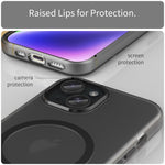 غطاء هاتف MagSafe من TPU شفاف مطفي + PC بتغطية كاملة، لهاتف iPhone 14 Pro Max، لهواتف iPhone SE 2022 / 2020 / 8، لهاتف iPhone 13 Pro Max، لهاتف iPhone 13 Pro، لهاتف iPhone 13