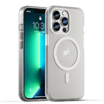 غطاء هاتف MagSafe من TPU شفاف مطفي + PC بتغطية كاملة، لهاتف iPhone 12، لهاتف iPhone 12 Pro Max، لهاتف iPhone 12 Pro، لهاتف iPhone 11 Pro Max، لهاتف iPhone 11