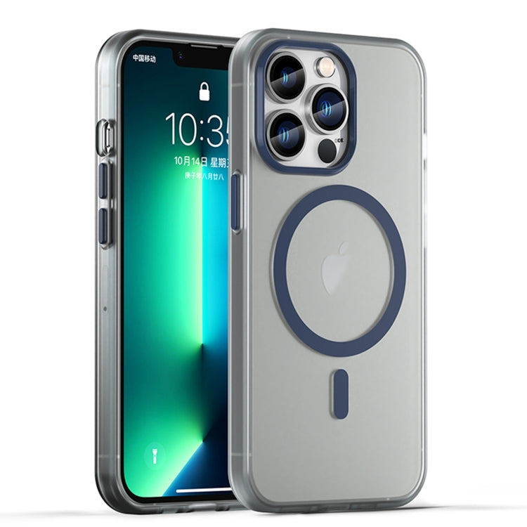 غطاء هاتف MagSafe من TPU شفاف مطفي + PC بتغطية كاملة، لهاتف iPhone 12، لهاتف iPhone 12 Pro Max، لهاتف iPhone 12 Pro، لهاتف iPhone 11 Pro Max، لهاتف iPhone 11