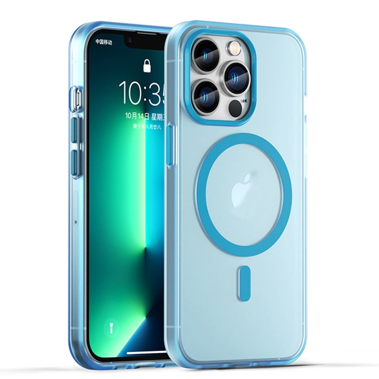 غطاء هاتف MagSafe من TPU شفاف مطفي + PC بتغطية كاملة، لهاتف iPhone 12، لهاتف iPhone 12 Pro Max، لهاتف iPhone 12 Pro، لهاتف iPhone 11 Pro Max، لهاتف iPhone 11