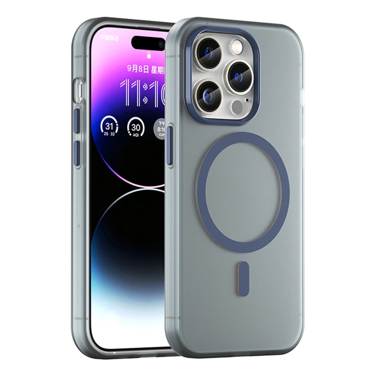 غطاء هاتف MagSafe من TPU شفاف مطفي + PC بتغطية كاملة، لهاتف iPhone 14 Pro Max، لهواتف iPhone SE 2022 / 2020 / 8، لهاتف iPhone 13 Pro Max، لهاتف iPhone 13 Pro، لهاتف iPhone 13