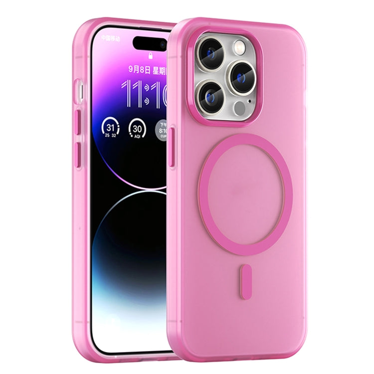 غطاء هاتف MagSafe من TPU شفاف مطفي + PC بتغطية كاملة، لهاتف iPhone 14 Pro Max، لهواتف iPhone SE 2022 / 2020 / 8، لهاتف iPhone 13 Pro Max، لهاتف iPhone 13 Pro، لهاتف iPhone 13