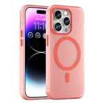 غطاء هاتف MagSafe من TPU شفاف مطفي + PC بتغطية كاملة، لهاتف iPhone 14 Pro Max، لهواتف iPhone SE 2022 / 2020 / 8، لهاتف iPhone 13 Pro Max، لهاتف iPhone 13 Pro، لهاتف iPhone 13