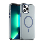 غطاء هاتف MagSafe من TPU شفاف مطفي + PC بتغطية كاملة، لهاتف iPhone 12، لهاتف iPhone 12 Pro Max، لهاتف iPhone 12 Pro، لهاتف iPhone 11 Pro Max، لهاتف iPhone 11
