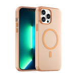 غطاء هاتف MagSafe من TPU شفاف مطفي + PC بتغطية كاملة، لهاتف iPhone 12، لهاتف iPhone 12 Pro Max، لهاتف iPhone 12 Pro، لهاتف iPhone 11 Pro Max، لهاتف iPhone 11
