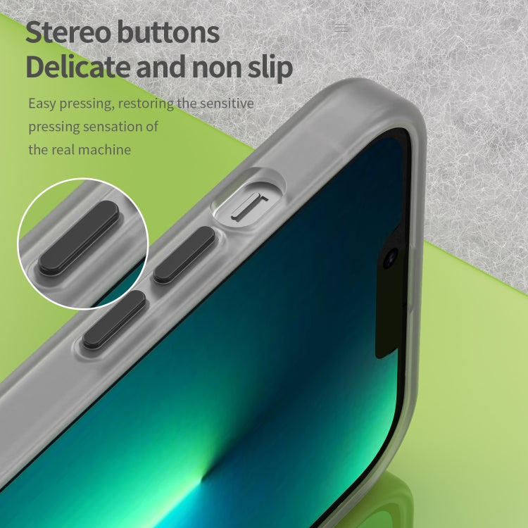 غطاء هاتف شفاف غير لامع من TPU + PC مع تغطية كاملة ومتوافق مع MagSafe، لجهاز iPhone 11 Pro