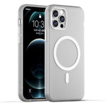 غطاء هاتف شفاف غير لامع من TPU + PC مع تغطية كاملة ومتوافق مع MagSafe، لجهاز iPhone 11 Pro