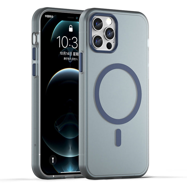 غطاء هاتف شفاف غير لامع من TPU + PC مع تغطية كاملة ومتوافق مع MagSafe، لجهاز iPhone 11 Pro