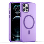 غطاء هاتف شفاف غير لامع من TPU + PC مع تغطية كاملة ومتوافق مع MagSafe، لجهاز iPhone 11 Pro