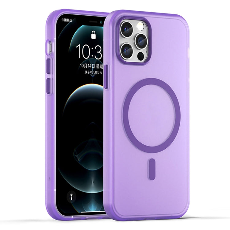 غطاء هاتف شفاف غير لامع من TPU + PC مع تغطية كاملة ومتوافق مع MagSafe، لجهاز iPhone 11 Pro