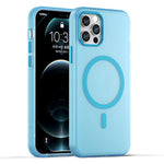 غطاء هاتف شفاف غير لامع من TPU + PC مع تغطية كاملة ومتوافق مع MagSafe، لجهاز iPhone 11 Pro