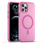 غطاء هاتف شفاف غير لامع من TPU + PC مع تغطية كاملة ومتوافق مع MagSafe، لجهاز iPhone 11 Pro