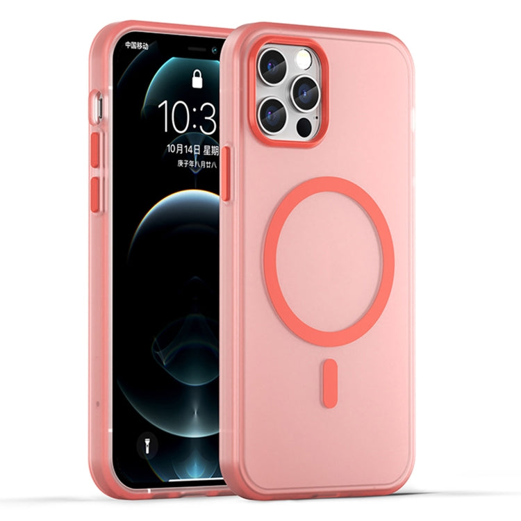 غطاء هاتف شفاف غير لامع من TPU + PC مع تغطية كاملة ومتوافق مع MagSafe، لجهاز iPhone 11 Pro