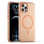 غطاء هاتف شفاف غير لامع من TPU + PC مع تغطية كاملة ومتوافق مع MagSafe، لجهاز iPhone 11 Pro