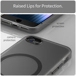 غطاء هاتف MagSafe من TPU شفاف مطفي + PC بتغطية كاملة، لهاتف iPhone 12، لهاتف iPhone 12 Pro Max، لهاتف iPhone 12 Pro، لهاتف iPhone 11 Pro Max، لهاتف iPhone 11