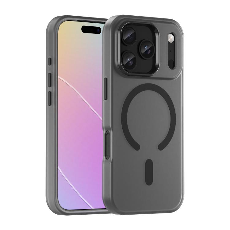 غطاء هاتف MagSafe من TPU شفاف مطفي + PC بتغطية كاملة، لهاتف iPhone 16 Pro، لهاتف iPhone 16 Plus، لهاتف iPhone 16، لهاتف iPhone 15 Pro Max، لهاتف iPhone 15 Pro