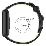 Two Color Silicone Sports Watch Band, For Redmi Watch 4