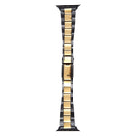 سوار ساعة من الفولاذ المقاوم للصدأ بتصميم ثلاث خرزات، لساعة آبل ألترا مقاس 49مم، لساعة آبل سيريس 8 مقاس 41مم، لساعة آبل سيريس 8 مقاس 45مم، لساعة آبل SE 2022 مقاس 40مم، لساعة آبل SE 2022 مقاس 44مم