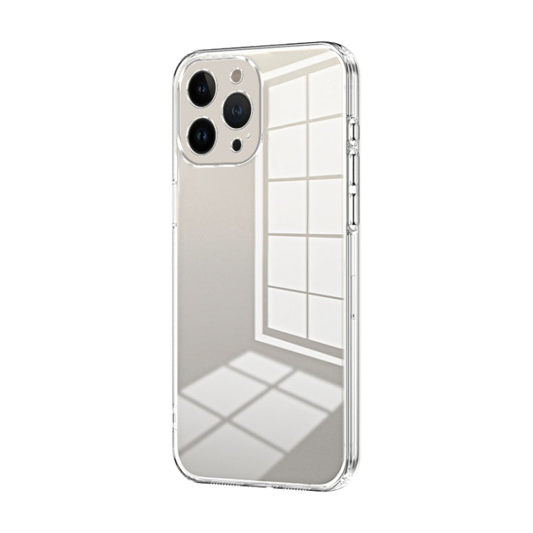 Transparent Plating Fine Hole Phone Case, For iPhone 13 Pro Max, For iPhone 13 Pro, For iPhone 13, For iPhone 12, For iPhone 12 Pro Max, For iPhone 12 Pro