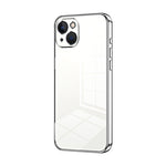 Transparent Plating Fine Hole Phone Case, For iPhone 13 Pro Max, For iPhone 13 Pro, For iPhone 13, For iPhone 12, For iPhone 12 Pro Max, For iPhone 12 Pro