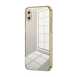 غطاء هاتف شفاف مع ثقوب دقيقة مطلية، لجهاز iPhone 11 Pro Max، لجهاز iPhone 11، لجهاز iPhone 11 Pro، لجهاز iPhone X / XS، لجهاز iPhone XR، لجهاز iPhone XS Max