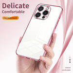 غطاء هاتف شفاف مع ثقوب دقيقة مطلية، لجهاز iPhone 16 Pro، لجهاز iPhone 16 Plus، لجهاز iPhone 16، لجهاز iPhone 15 Pro Max، لجهاز iPhone 15 Pro، لجهاز iPhone 15 Plus