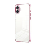 غطاء هاتف شفاف مع ثقوب دقيقة مطلية، لجهاز iPhone 16 Pro، لجهاز iPhone 16 Plus، لجهاز iPhone 16، لجهاز iPhone 15 Pro Max، لجهاز iPhone 15 Pro، لجهاز iPhone 15 Plus