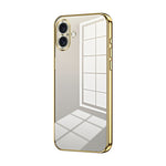 غطاء هاتف شفاف مع ثقوب دقيقة مطلية، لجهاز iPhone 16 Pro، لجهاز iPhone 16 Plus، لجهاز iPhone 16، لجهاز iPhone 15 Pro Max، لجهاز iPhone 15 Pro، لجهاز iPhone 15 Plus