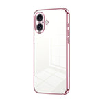 غطاء هاتف شفاف مع ثقوب دقيقة مطلية، لجهاز iPhone 16 Pro، لجهاز iPhone 16 Plus، لجهاز iPhone 16، لجهاز iPhone 15 Pro Max، لجهاز iPhone 15 Pro، لجهاز iPhone 15 Plus