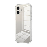 غطاء هاتف شفاف مع ثقوب دقيقة مطلية، لجهاز iPhone 16 Pro، لجهاز iPhone 16 Plus، لجهاز iPhone 16، لجهاز iPhone 15 Pro Max، لجهاز iPhone 15 Pro، لجهاز iPhone 15 Plus