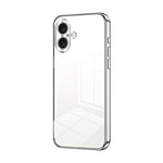 غطاء هاتف شفاف مع ثقوب دقيقة مطلية، لجهاز iPhone 16 Pro، لجهاز iPhone 16 Plus، لجهاز iPhone 16، لجهاز iPhone 15 Pro Max، لجهاز iPhone 15 Pro، لجهاز iPhone 15 Plus