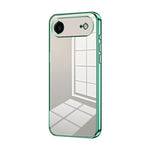 غطاء هاتف شفاف مع ثقوب دقيقة مطلية، لجهاز iPhone 17e / 16e، لجهاز iPhone 17 Pro Max، لجهاز iPhone 17 Pro، لجهاز iPhone 17، لجهاز iPhone Air، لجهاز iPhone 16 Pro Max