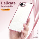غطاء هاتف شفاف مع ثقوب دقيقة مطلية، لجهاز iPhone 17e / 16e، لجهاز iPhone 17 Pro Max، لجهاز iPhone 17 Pro، لجهاز iPhone 17، لجهاز iPhone Air، لجهاز iPhone 16 Pro Max