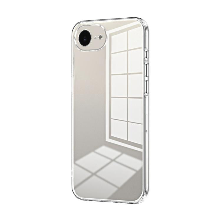 غطاء هاتف شفاف مع ثقوب دقيقة مطلية، لجهاز iPhone 17e / 16e، لجهاز iPhone 17 Pro Max، لجهاز iPhone 17 Pro، لجهاز iPhone 17، لجهاز iPhone Air، لجهاز iPhone 16 Pro Max